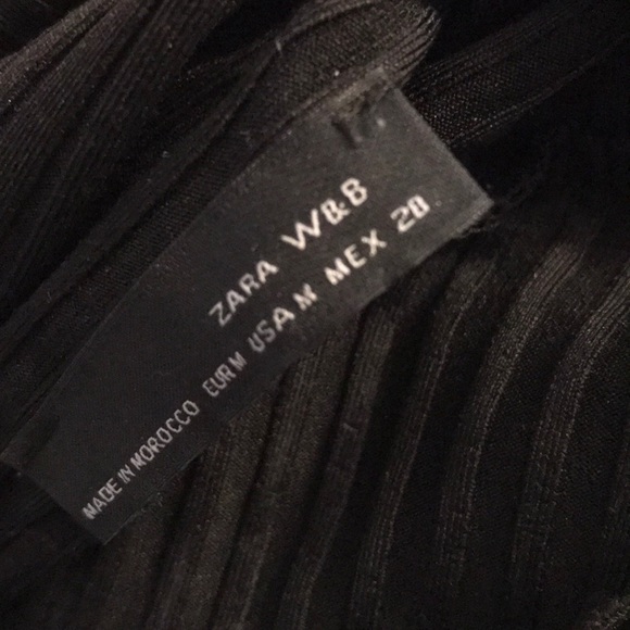 Zara Turtle neck Crop Top Size M - Picture 3 of 3